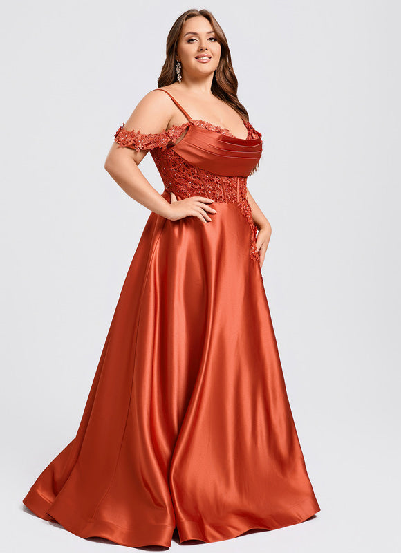 Robe de Soirée Éclat Cuivré - gallery 6