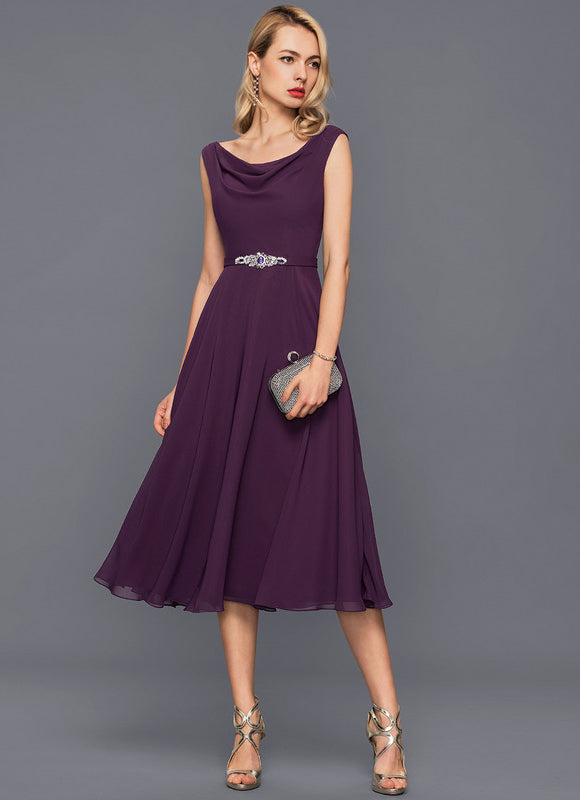 Robe de Soirée Mousseline Glamour - gallery 3