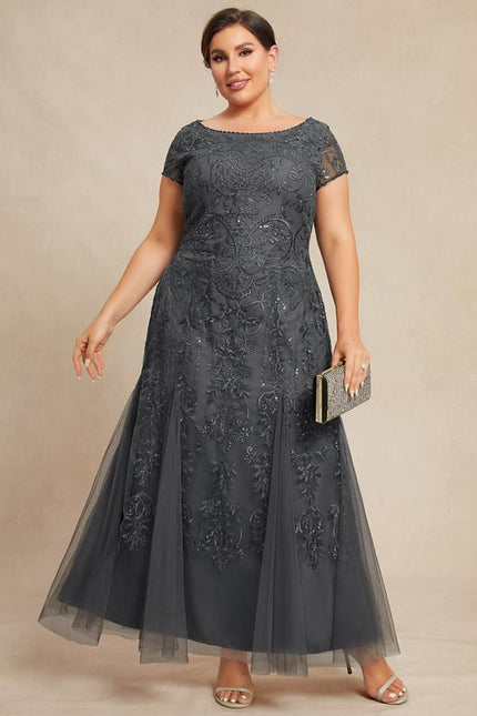 Robe de Soirée Gris Enchanté - gallery 7