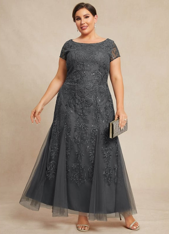 Robe de Soirée Gris Enchanté - gallery 7