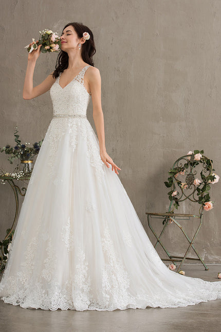 Robe De Soirée Longue Manche Bouffante - gallery 3