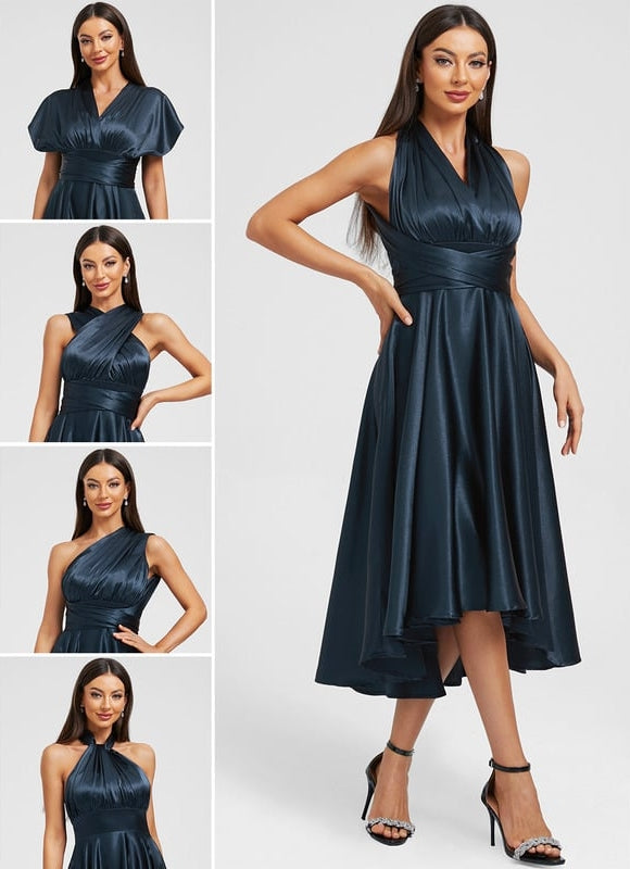 Robe de Soirée Décolleté Fluide
