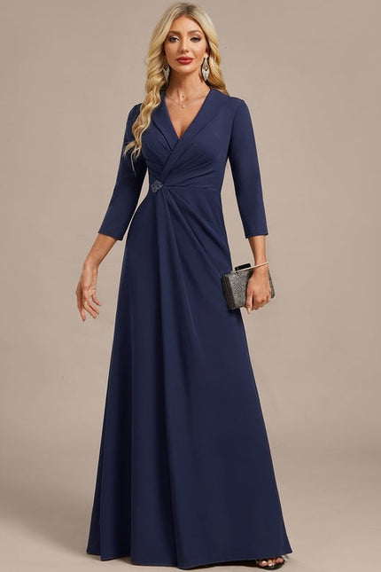 Robe de Soirée Crêpe Chic - gallery 2