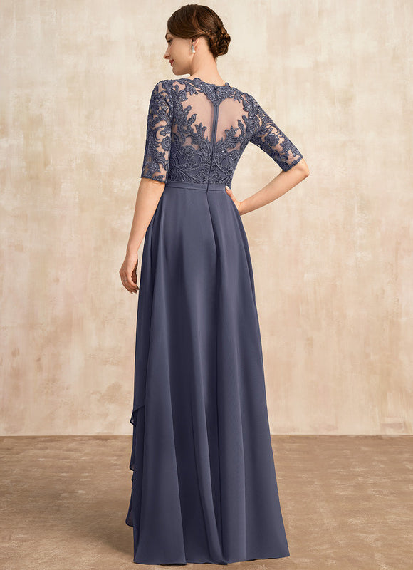 Robe de Soirée Élégance Marine Cristalline - gallery 2