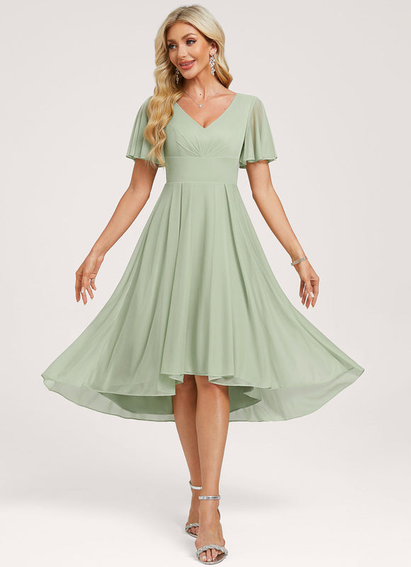 Robe de Soirée Verte Légèreté
