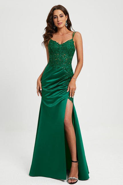 Robe de Soirée Émeraude Enchantée
