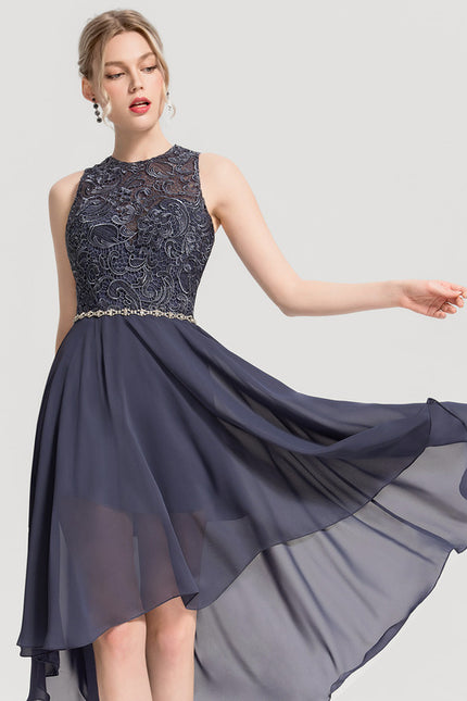 Robe de Soirée Chic Asymétrique Étoilé