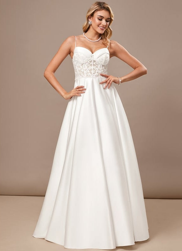 Robe de Soirée Satinée Classique - gallery 3