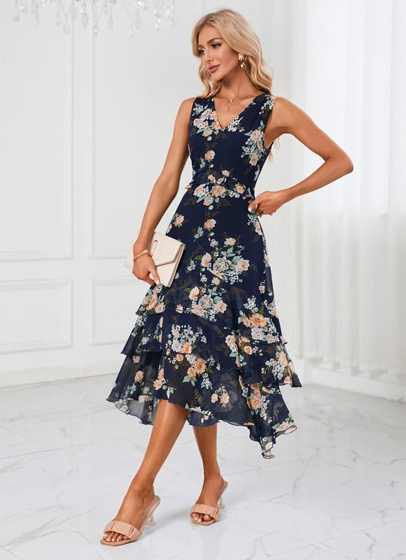 Robe de Soirée Fleurs Dété - gallery 5