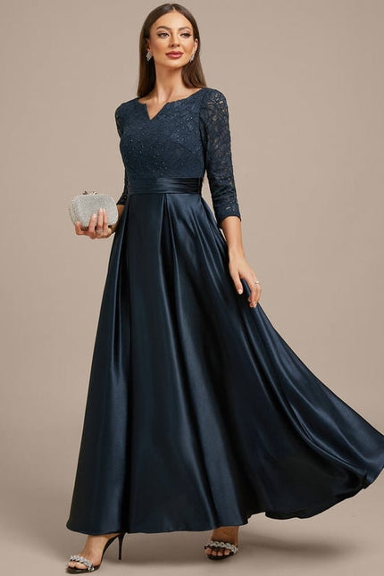 Robe De Soirée Forme Trapèze - gallery 3