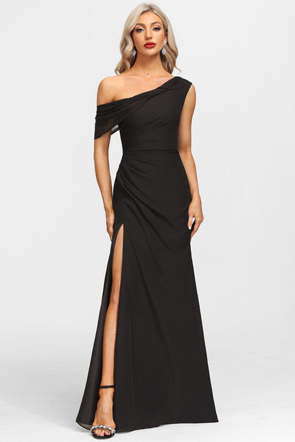 Robe de Soirée Col Évasé Élégance - gallery 1