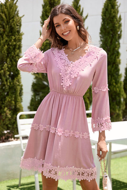 Robe De Soirée Rose Courte - gallery 3
