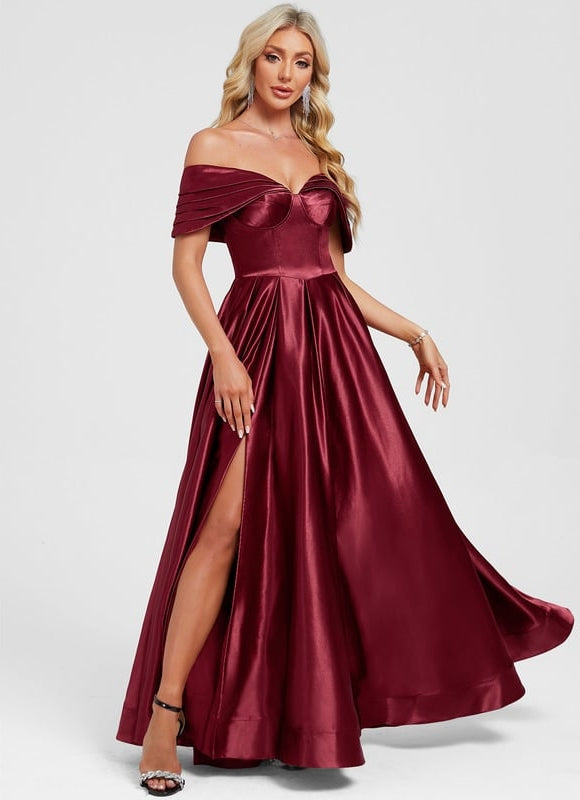 Robe de Soirée Satin Élégante - gallery 5