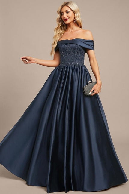 Robe de Soirée Nuit Satinée - gallery 3