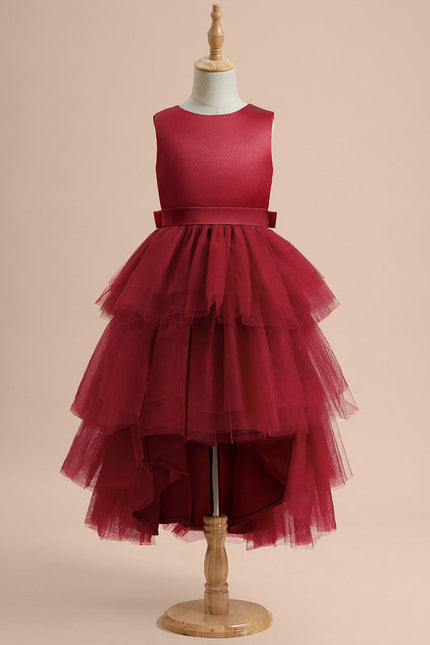 Robe de Soirée Rouge Cascade - gallery 5