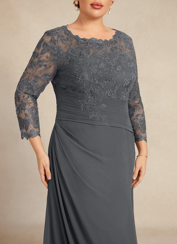 Robe de Soirée Gris Élégance Satiné - gallery 9