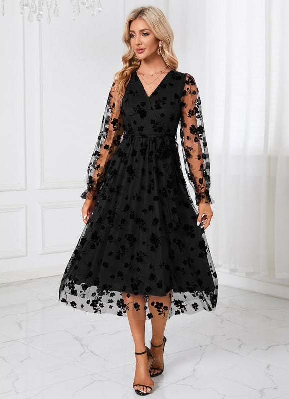 Robe de Soirée Mystique Florale - gallery 2