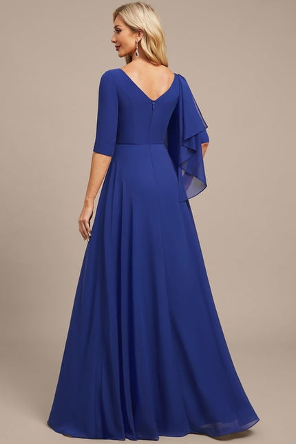 Robe de Soirée Éclatante Marine - gallery 6