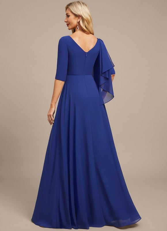 Robe de Soirée Éclatante Marine - gallery 6