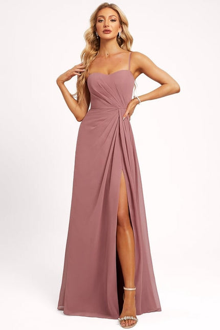 Robe De Soirée Mariage Rose Pale - gallery 5