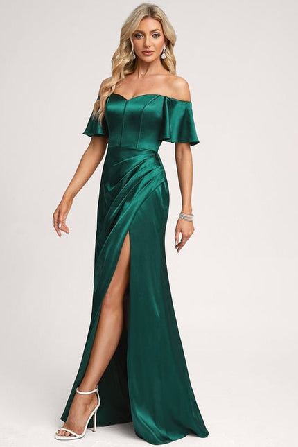 Robe De Soirée Col Bardot - gallery 1