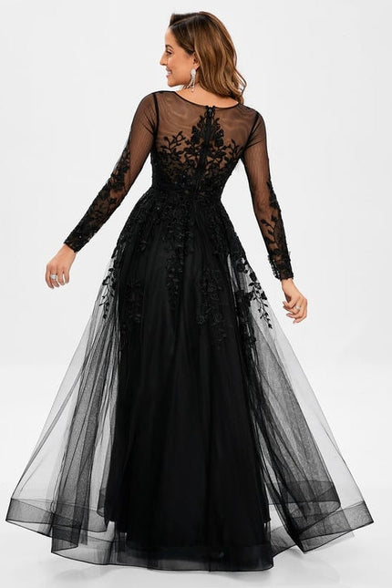 Robe de Soirée Noir Étoilé - gallery 3