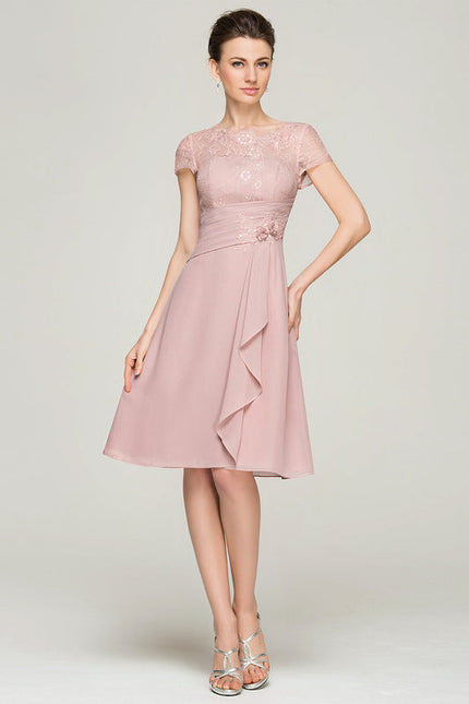 Robe de Soirée Rose Poudré - gallery 6