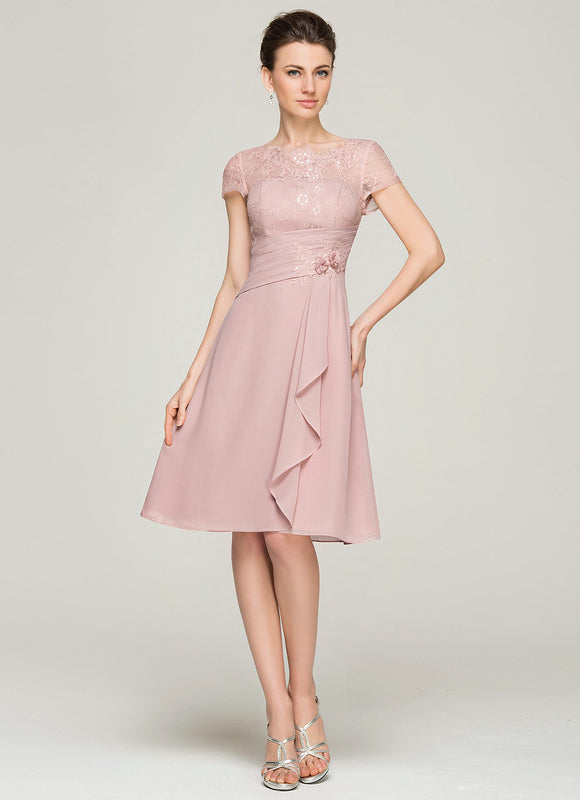 Robe de Soirée Rose Poudré - gallery 6