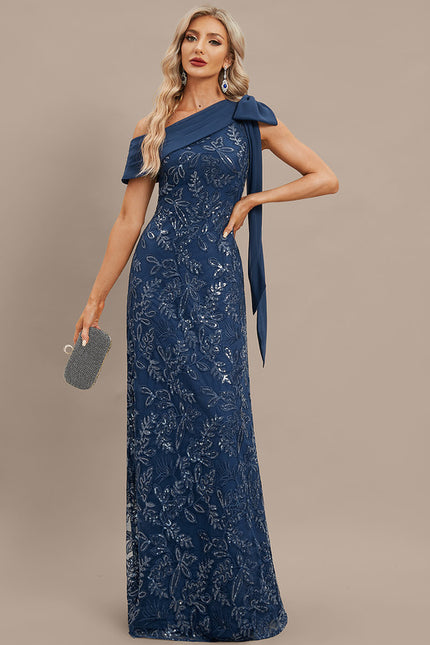 Robe de Soirée Éclat Marine Chic - gallery 4