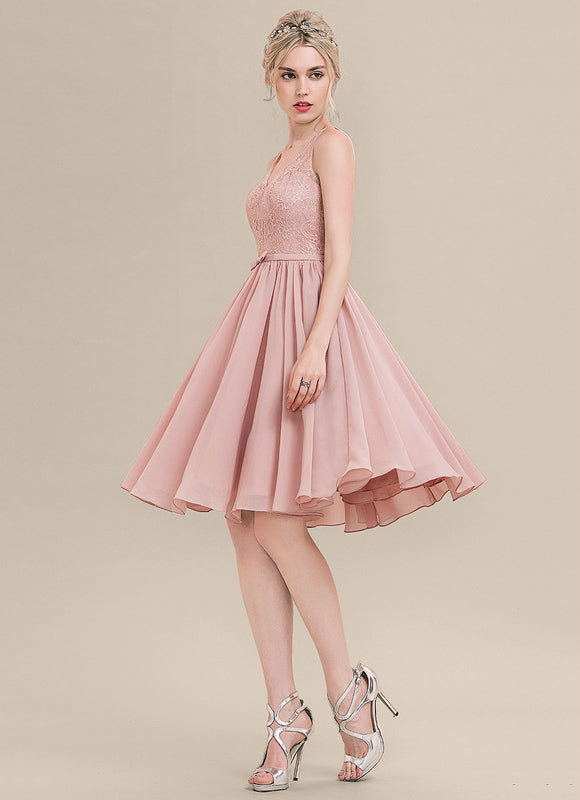 Robe de Soirée Rêve De Rose Poudrée - gallery 2