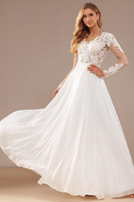 Robe De Mariée Soirée Blanche - gallery 1
