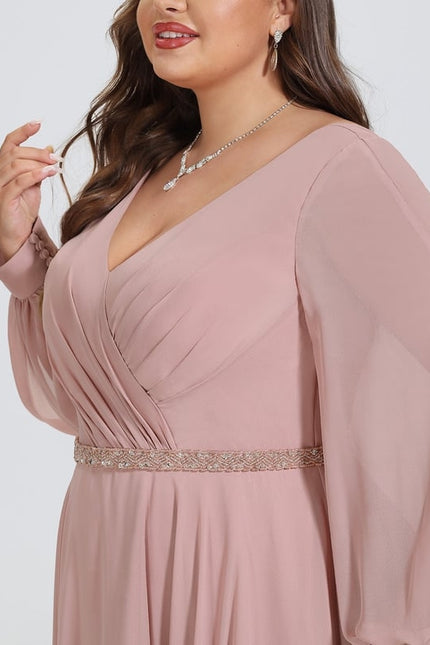 Robe de Soirée Élégance Poudrée - gallery 7