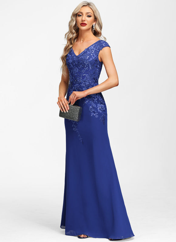 Robe de Soirée Velours Ébène - gallery 5
