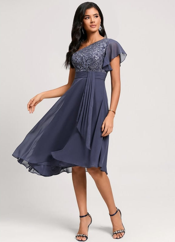Robe de Soirée Chiffon Nuit