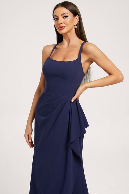 Robe de Soirée Crêpe Fluide - gallery 1
