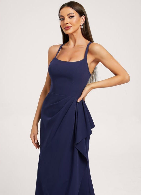 Robe de Soirée Crêpe Fluide - gallery 1