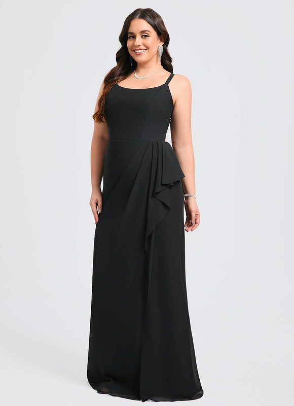 Robe de Soirée Fluide Vert Deau - gallery 7