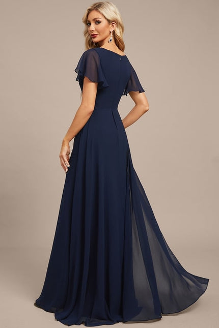 Robe de Soirée Col Évasé Élégance - gallery 6