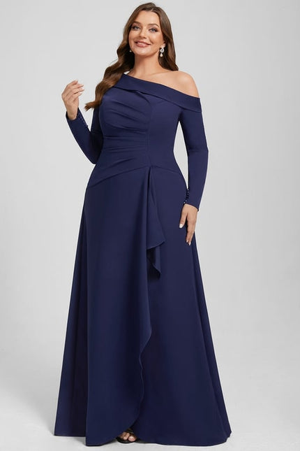Robe de Soirée Élégance Indigo Fluidité - gallery 6