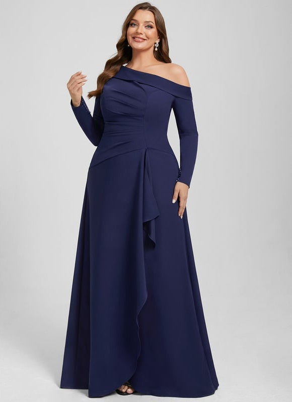 Robe de Soirée Élégance Indigo Fluidité - gallery 6