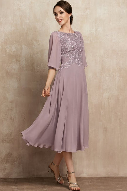 Robe de Soirée Lilas Enchanté - gallery 5