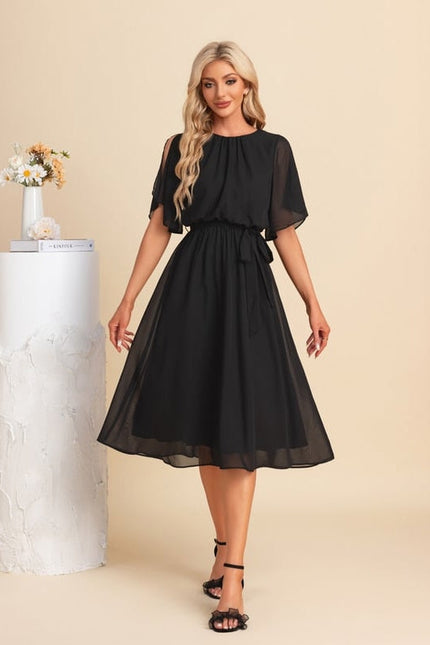 Robe de Soirée Noire Légère - gallery 1