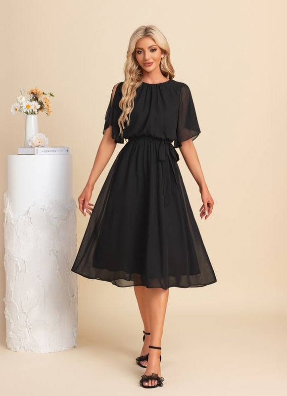 Robe de Soirée Noire Légère - gallery 1
