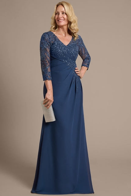 Robe de Soirée Bleu Élégant - gallery 3