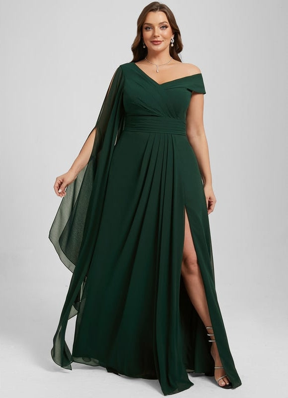 Robe de Soirée Col Évasé Élégance - gallery 7