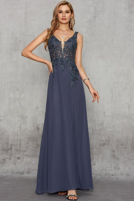 Robe de Soirée Élégance Marine - gallery 4