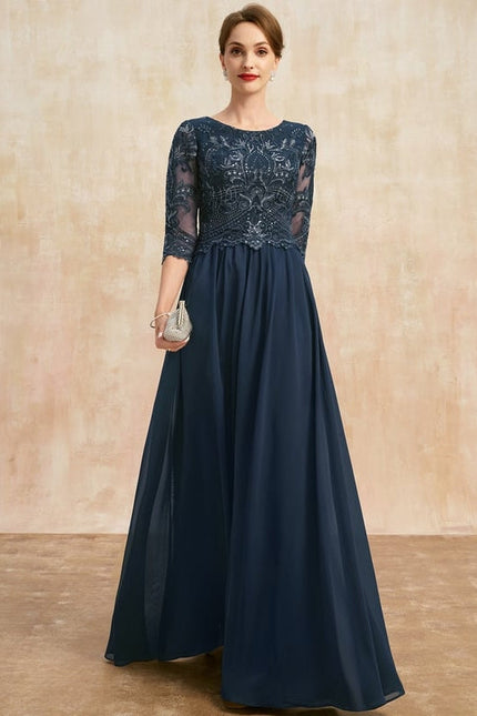 Robe de Soirée Élégance Sombre Étoilée - gallery 1