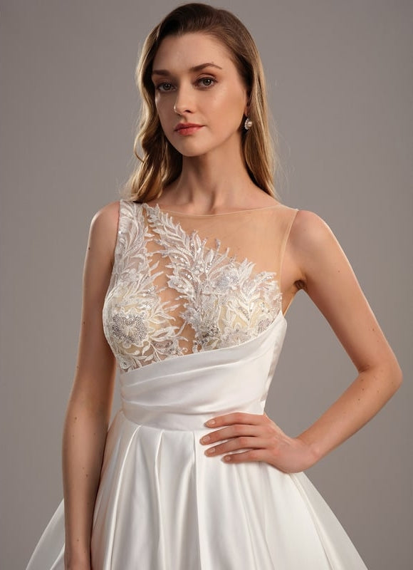 Robe de Soirée Satinée Étreinte - gallery 3