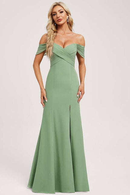 Robe de Soirée Vert Élégance - gallery 2