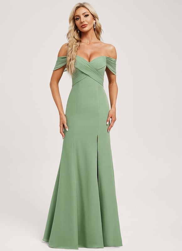 Robe de Soirée Vert Élégance - gallery 2